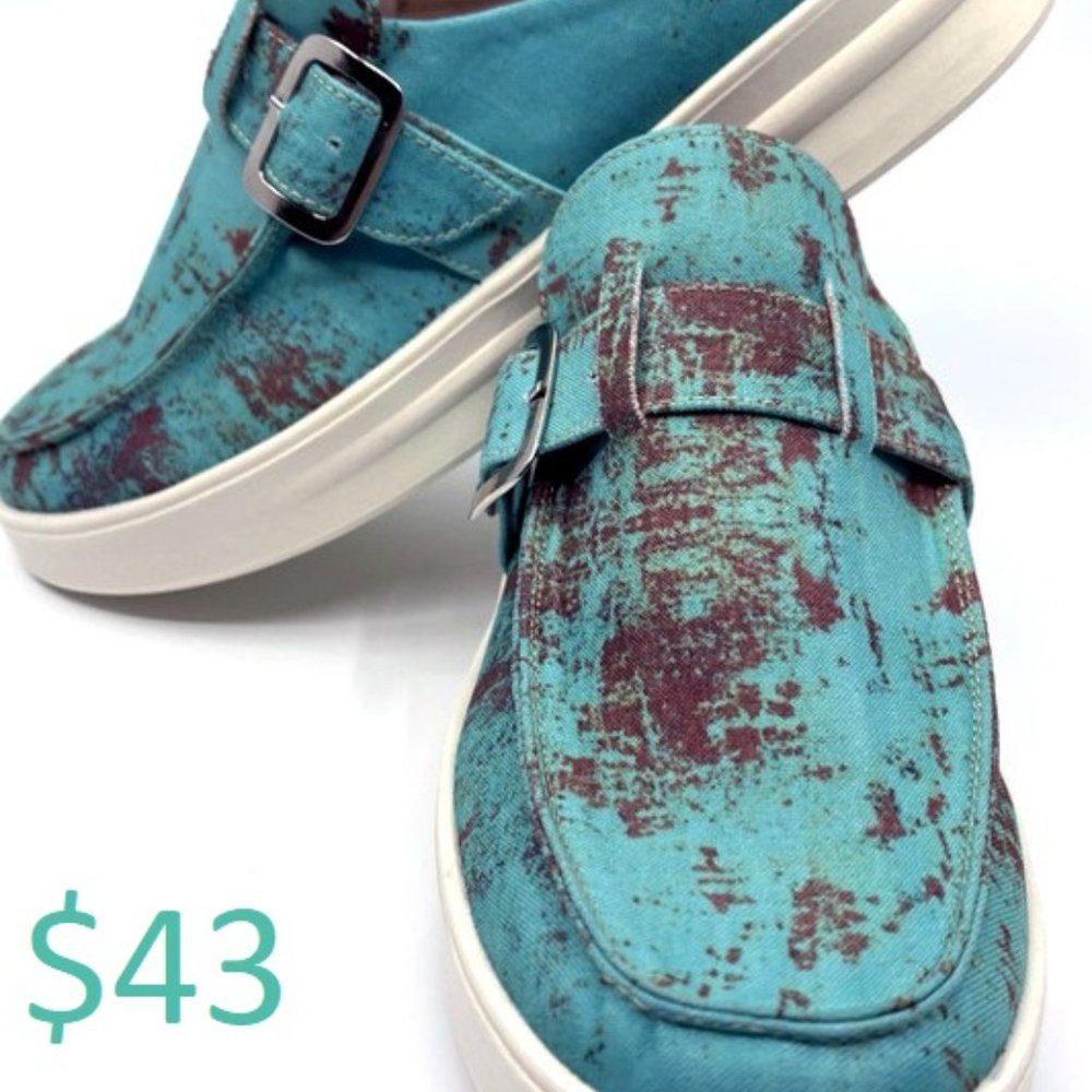 Rusted Turquoise Slides - Picture 4 of 4